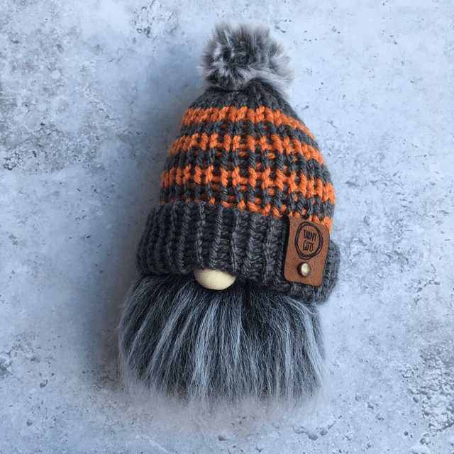 Mini stripy halloween gnomes