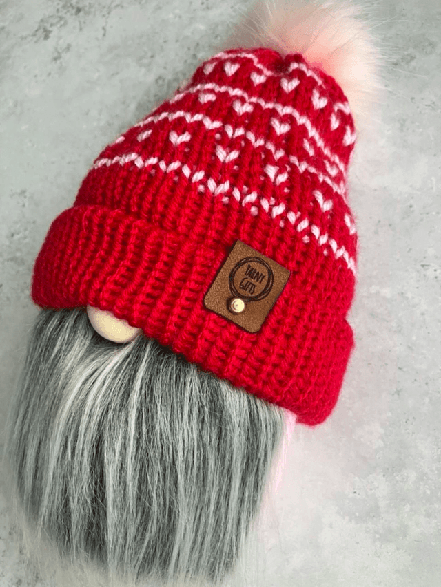 Fairisle gnome (standard - 28cm)
