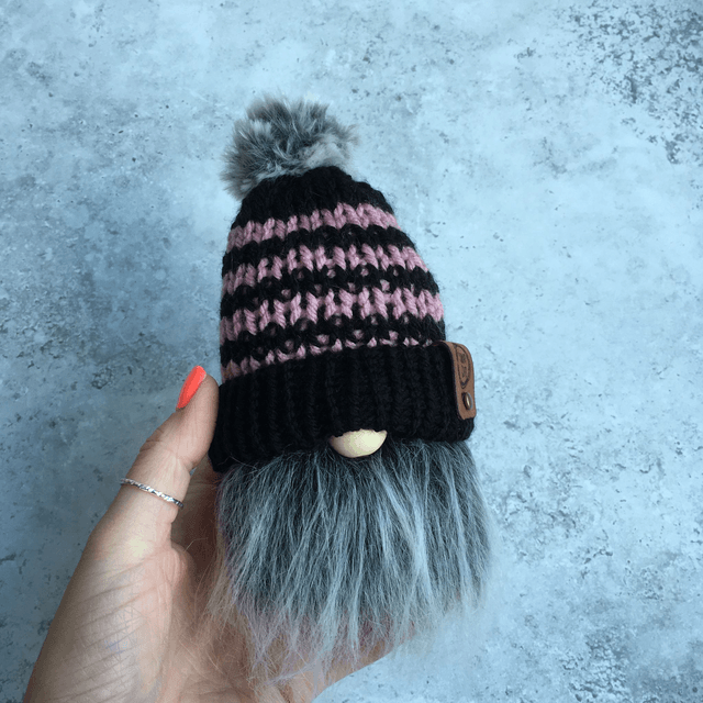 Mini stripy halloween gnomes