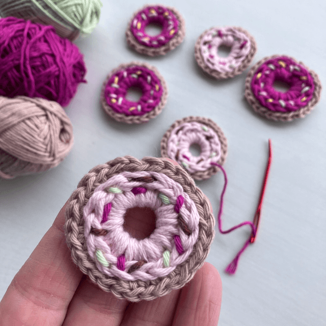 Card - donut pink
