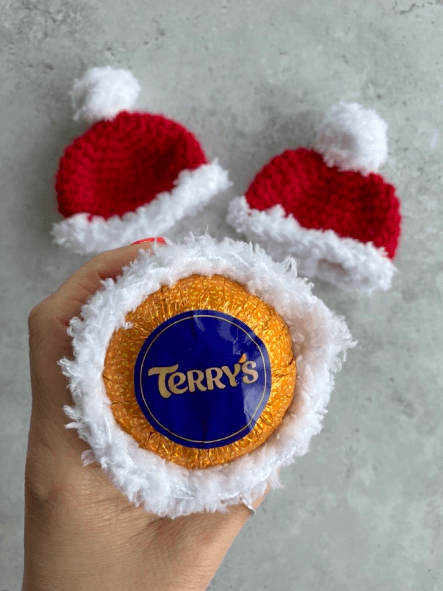 Santa hat chocolate orange cover