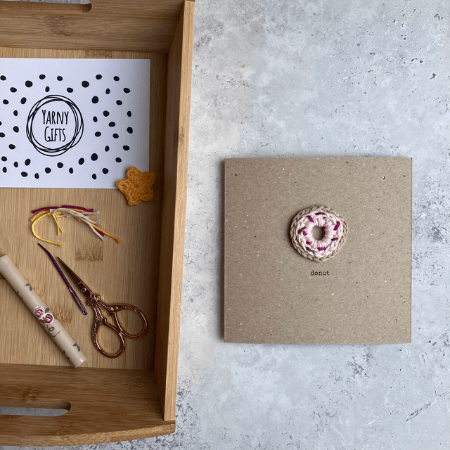 Card - donut pink