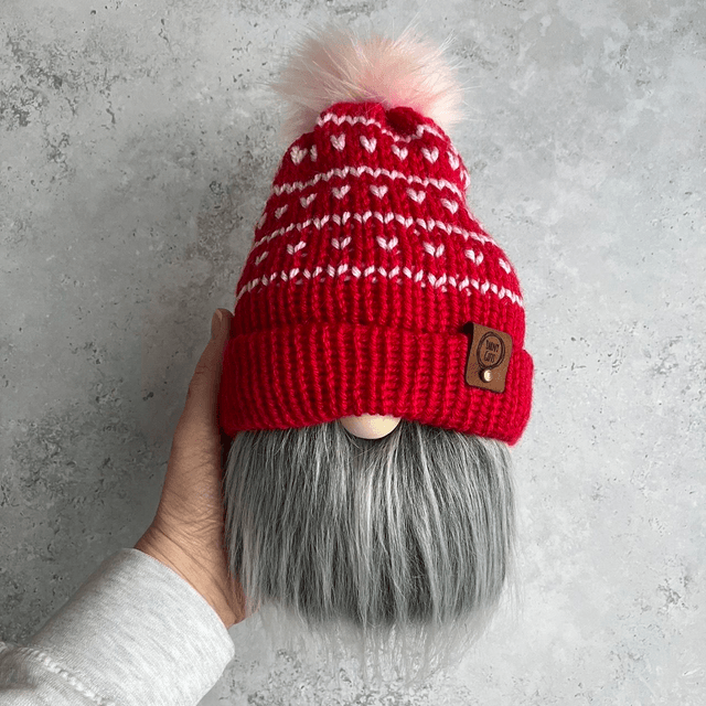 Fairisle gnome (standard - 28cm)